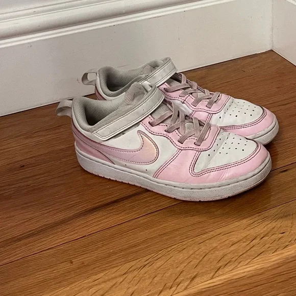 NIKE Pink Court Borough Low Sneakers - Picture 4 of 9